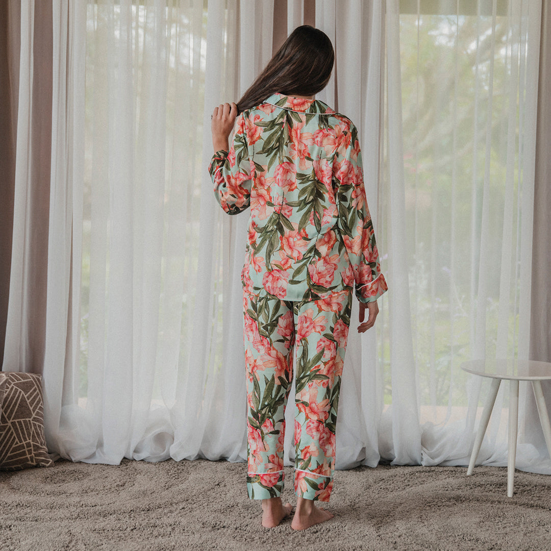 Pijama larga para mujer