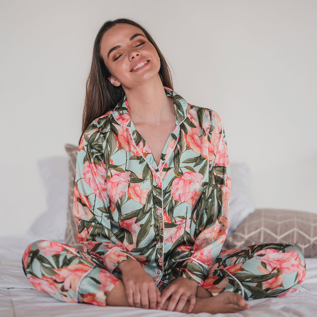 Pijama larga para mujer