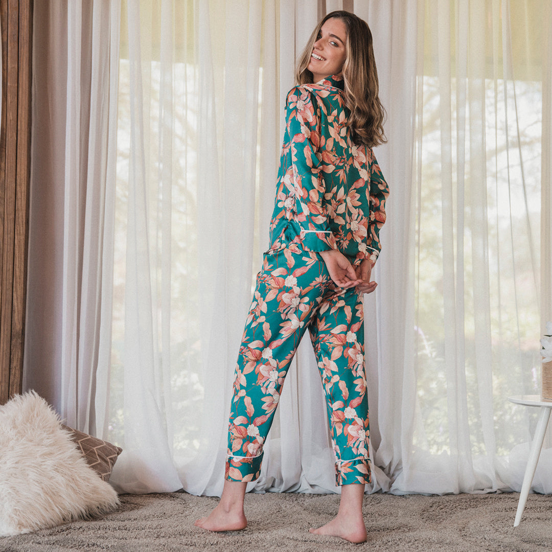 Pijama larga para mujer