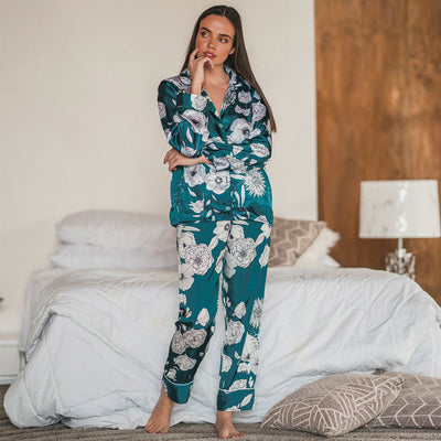 Pijama larga para mujer